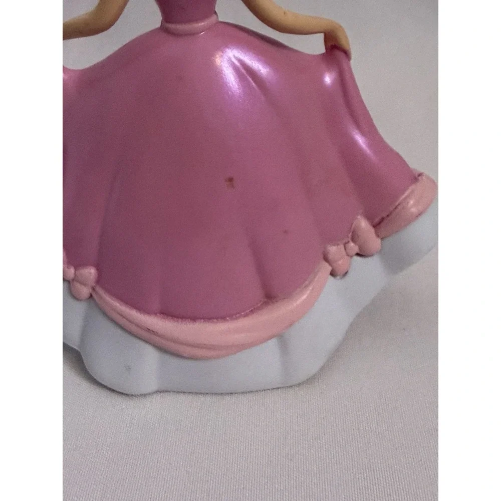 Disney Cinderella Pink Dress Play Figure or Cake Cupcake Topper Toppers 3.75
